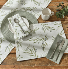 Load image into Gallery viewer, Olive Leaves Napkin
