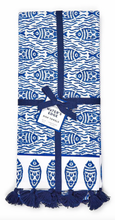 Load image into Gallery viewer, Fish Print Dishtowel
