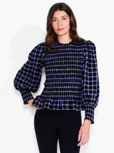Load image into Gallery viewer, Twilight Plaid Smock Top
