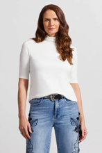 Load image into Gallery viewer, Mock Neck Elbow Sleeve Top
