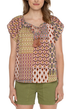 Load image into Gallery viewer, Petal Sleeve Woven Top
