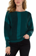 Load image into Gallery viewer, Dolman Sleeve Colorblock Sweater
