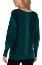 Load image into Gallery viewer, Dolman Sleeve Colorblock Sweater
