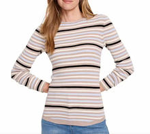 Load image into Gallery viewer, Striped Ribbed Sweater
