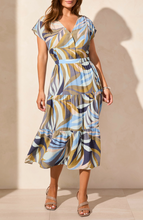 Load image into Gallery viewer, SS V-Neck Tiered Dress
