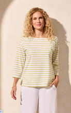 Load image into Gallery viewer, 3/4 Slv Boat Neck Top
