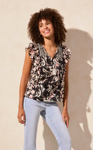 Mixed Print Blouse