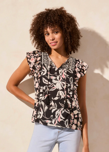 Mixed Print Blouse