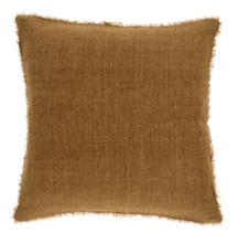 Load image into Gallery viewer, Lina Linen Pillow Tawny
