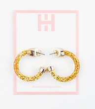 Load image into Gallery viewer, Mini Glitter Hoops
